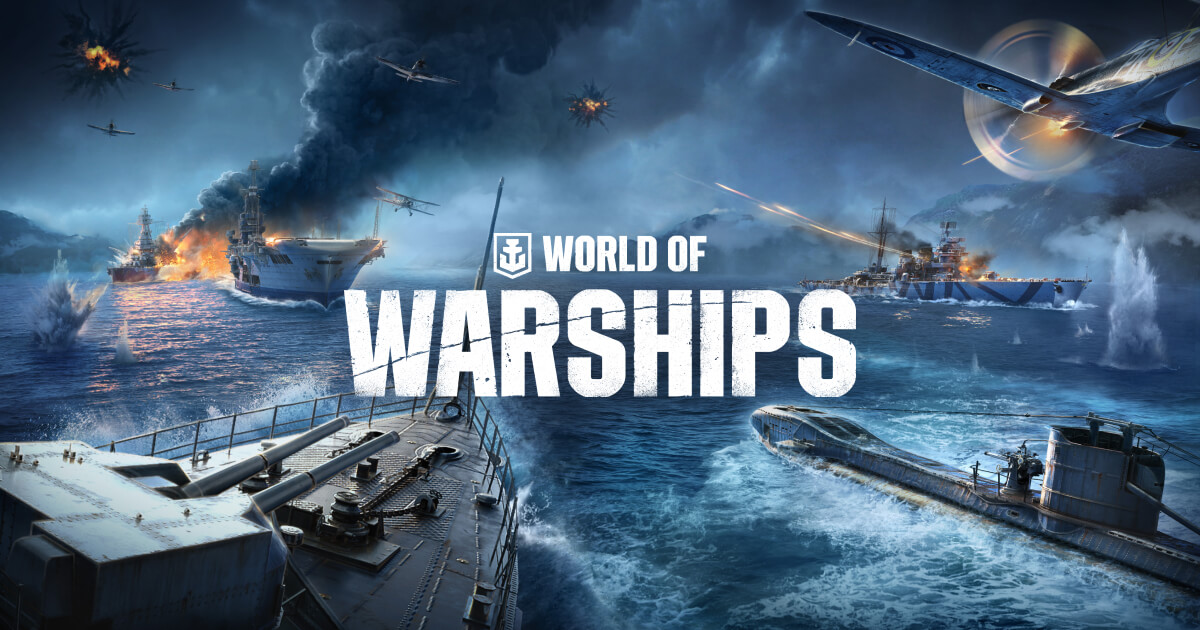 World of Warshipsの公式タイトル画像